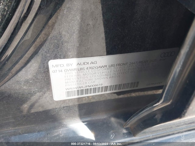 WAUAFAFL2FN008619 Audi A4 PREMIUM
