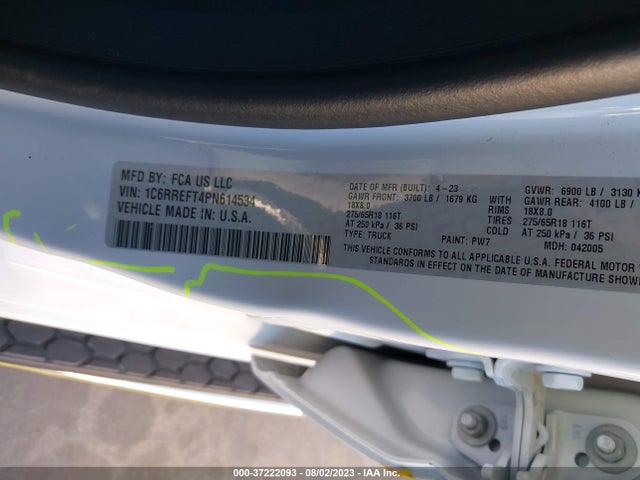 1C6RREFT4PN614534 RAM 1500 Big Horn