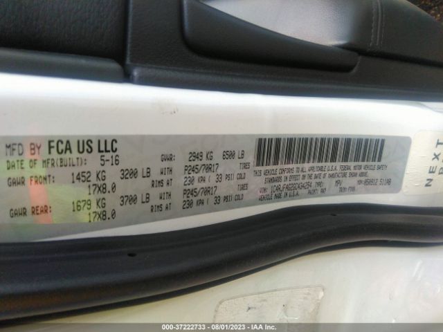 1C4RJFAG2GC434254 Jeep Grand Cherokee Laredo