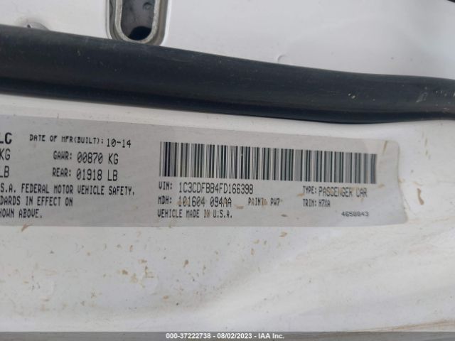1C3CDFBB4FD166398 Dodge DART SXT