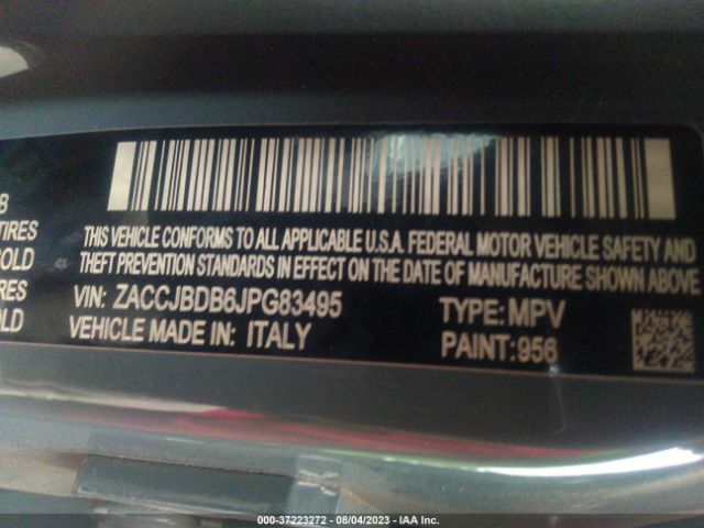 ZACCJBDB6JPG83495 Jeep Renegade Limited