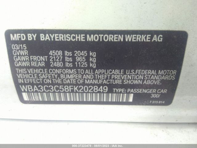 WBA3C3C58FK202849 BMW 3 Series 320i Xdrive