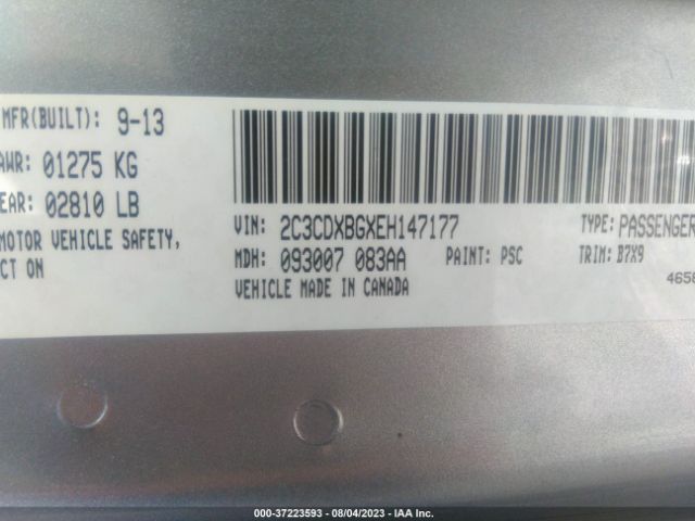 2C3CDXBGXEH147177 Dodge Charger Se