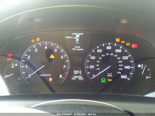 2009 LEXUS LS 460 VIN: JTHBL46F995088709