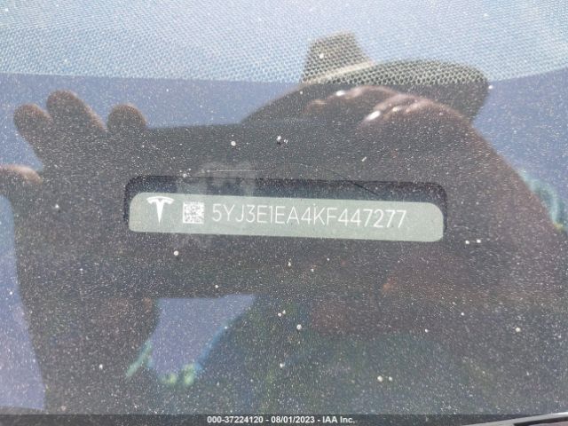 5YJ3E1EA4KF447277 Tesla Model 3 Range