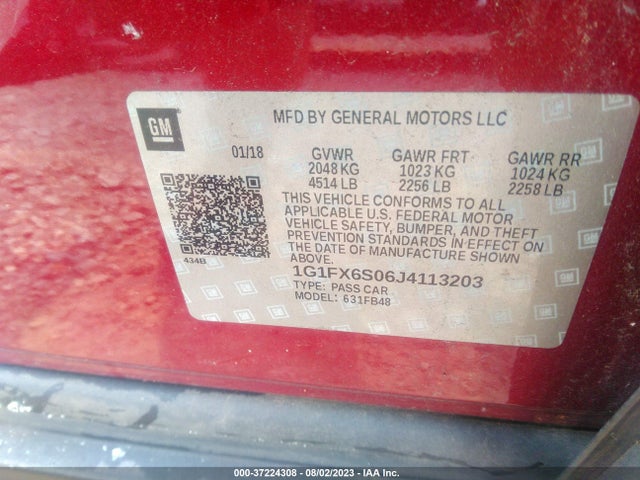 Chevrolet Bolt Ev Premier 2018 1G1FX6S06J4113203 Image 9