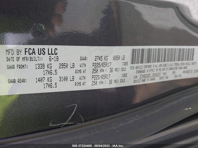 Dodge Grand Caravan Se 2018 2C4RDGBG1JR305321 Image 9