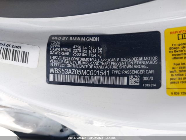2021 BMW M4 WBS53AZ05MCG01541 Photo 8
