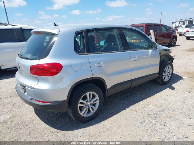 2014 VOLKSWAGEN TIGUAN S VIN: WVGAV3AX2EW543160