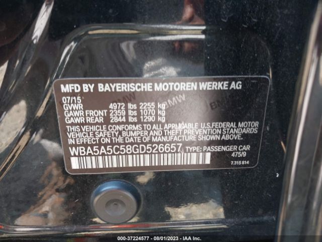 WBA5A5C58GD526657 BMW 5 Series 528i