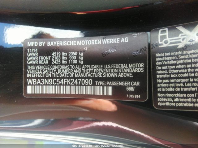 WBA3N9C54FK247090 BMW 4 Series 428i Xdrive