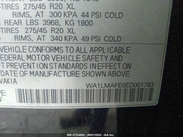 WA1LMAFE0ED001783 Audi Q7 3.0l Tdi Premium Plus