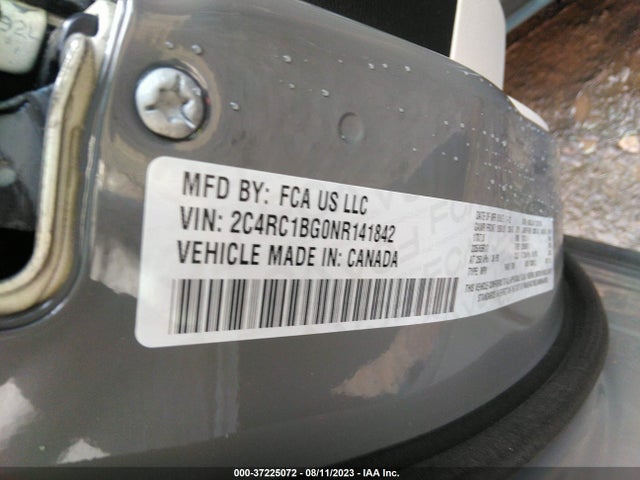 2C4RC1BG0NR141842 Chrysler Pacifica Touring L