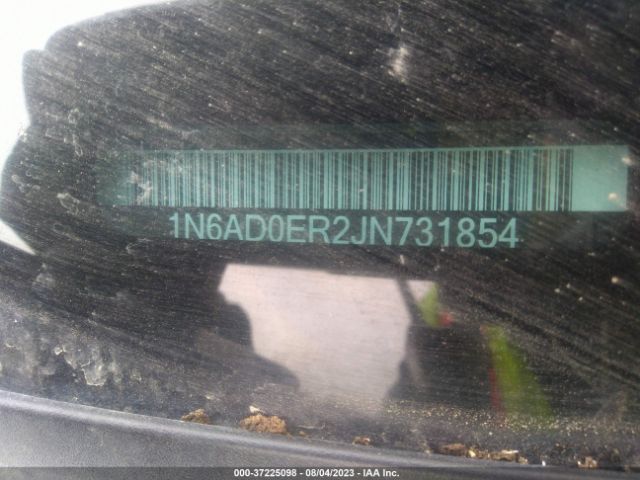 1N6AD0ER2JN731854 Nissan Frontier Sv V6