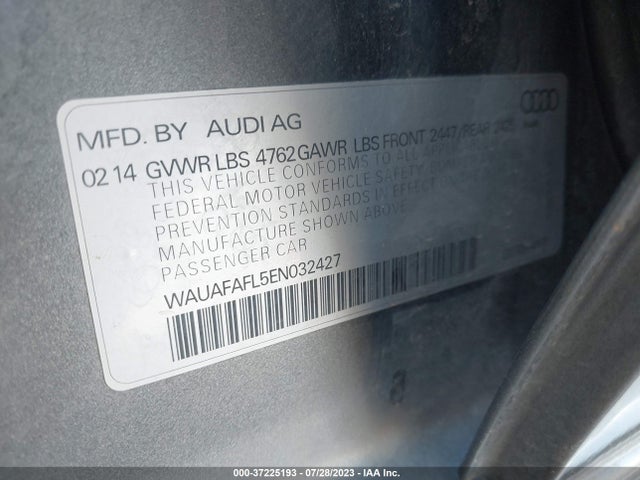 WAUAFAFL5EN032427 Audi A4 PREMIUM