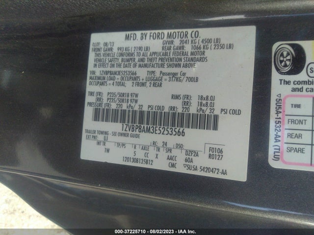 Ford Mustang V6 2014 1ZVBP8AM3E5253566 Image 16