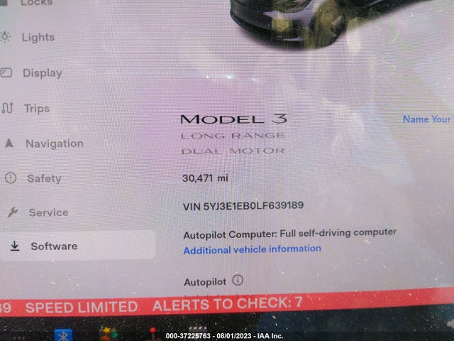 Tesla Model 3 Long Range 2020 5YJ3E1EB0LF639189 Image 15