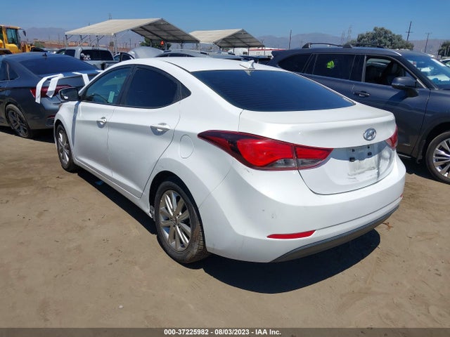 2016 HYUNDAI ELANTRA SE VIN: 5NPDH4AEXGH706918