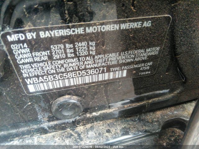 WBA5B3C58ED536071 BMW 5 Series 535i Xdrive