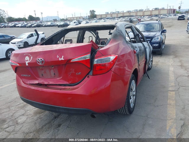 2016 TOYOTA COROLLA LE VIN: 2T1BURHE4GC659300