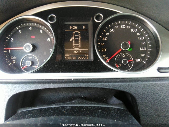 2012 VOLKSWAGEN CC LUX VIN: WVWHN7AN9CE519529
