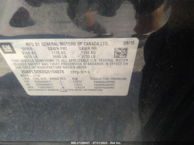 2GKFLSEKXG6104878 GMC Terrain Sle