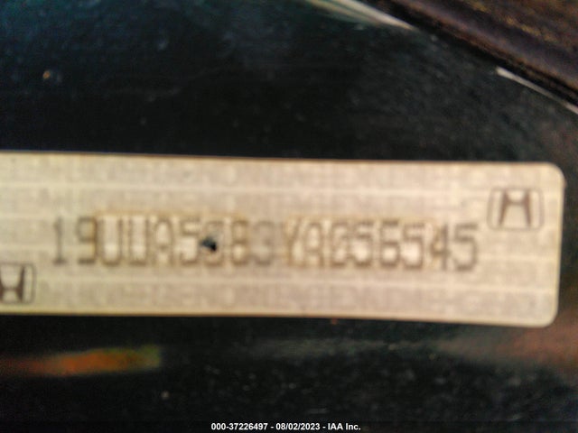 2000 ACURA TL VIN: 19UUA5663YA056545