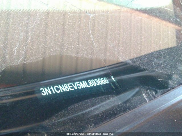 3N1CN8EV5ML893666 Nissan VERSA SV