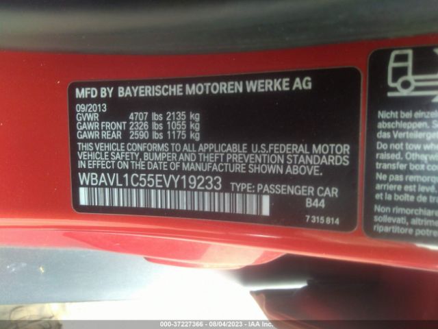 WBAVL1C55EVY19233 BMW X1 Xdrive28i