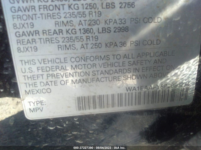WA1EAAFY8P2056234 Audi Q5 S Line Premium Plus