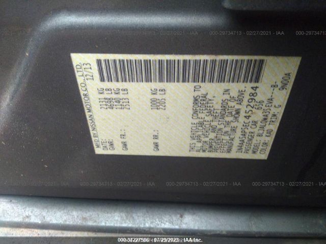 1N4AA5AP5EC452984 Nissan Maxima 3.5 S