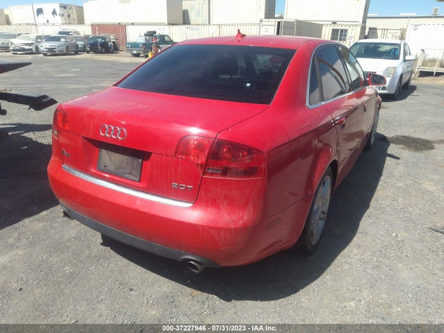 2007 AUDI A4 2.0T VIN: WAUAF78E47A214048