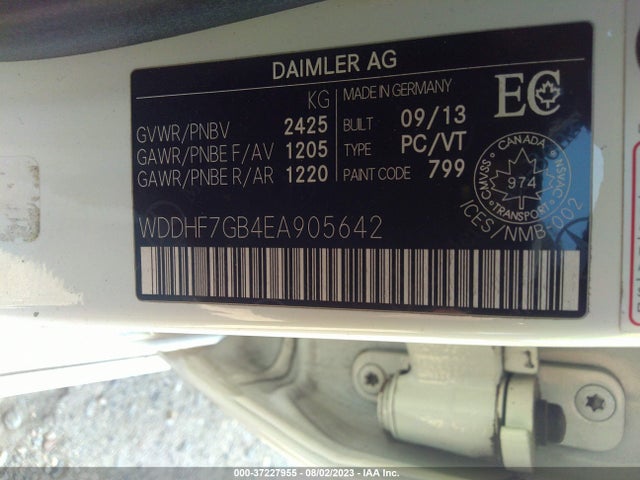 2014 Mercedes-Benz E-Class Wagon, VIN: WDDHF7GB4EA905642
