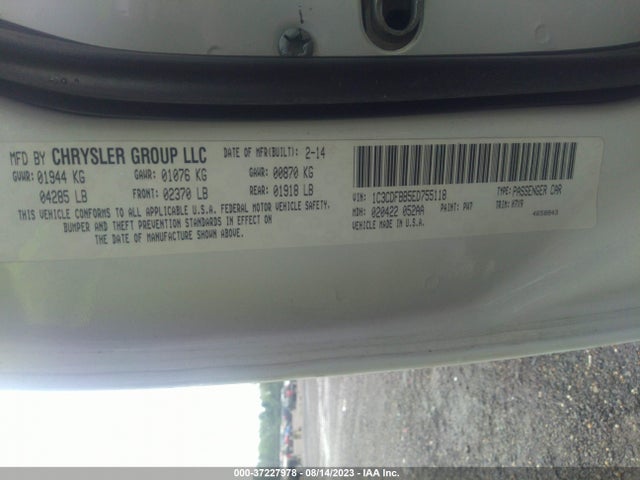 Dodge DART SXT 2014 1C3CDFBB5ED755118 Image 9