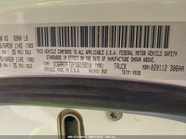 1C6RR7FT2FS615810 RAM 1500 Express