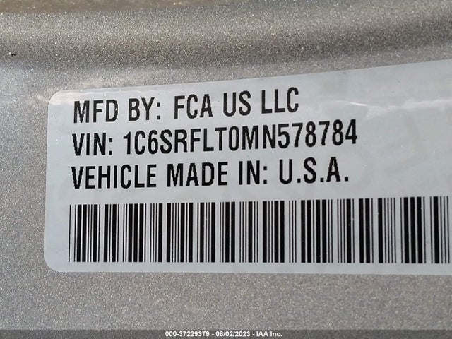 1C6SRFLT0MN578784 RAM 1500 Rebel