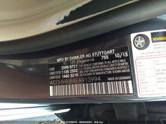 WDDHH8JB8EA913994 Mercedes-Benz E-class E 350