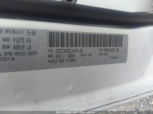 2C3CCABG2LH164102 Chrysler 300 300s