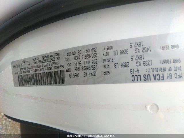 2C4RC1GG7KR686649 Chrysler Pacifica Limited