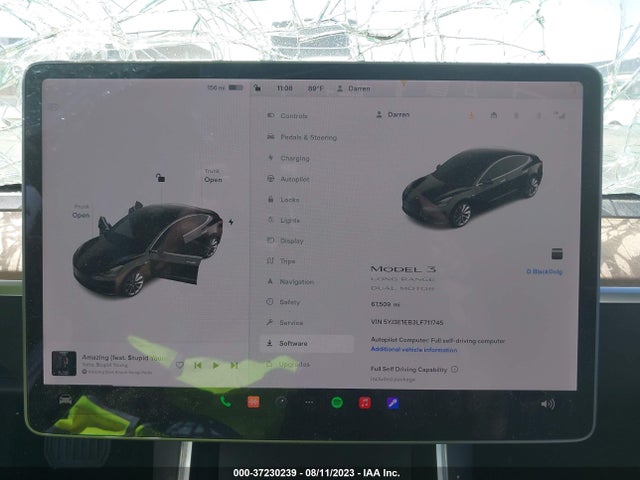 2020 Tesla 3, VIN: 5YJ3E1EB3LF711745