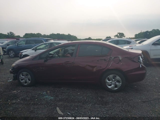 2013 HONDA CIVIC SDN LX VIN: 2HGFB2F51DH558039