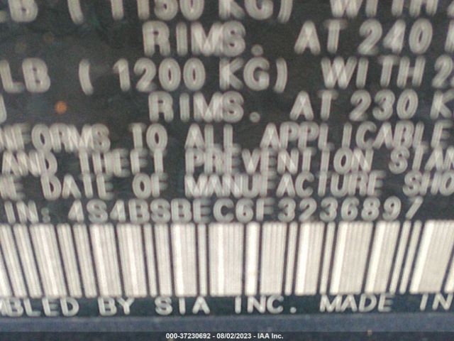 4S4BSBEC6F3236897 Subaru Outback 2.5i Premium