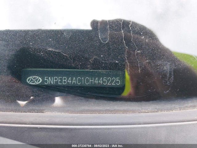 37230784 :رقم المزاد ، 5NPEB4AC1CH445225 vin ، 2012 Hyundai Sonata Gls مزاد بيع