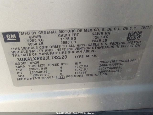 3GKALXEX8JL182520 GMC Terrain Denali