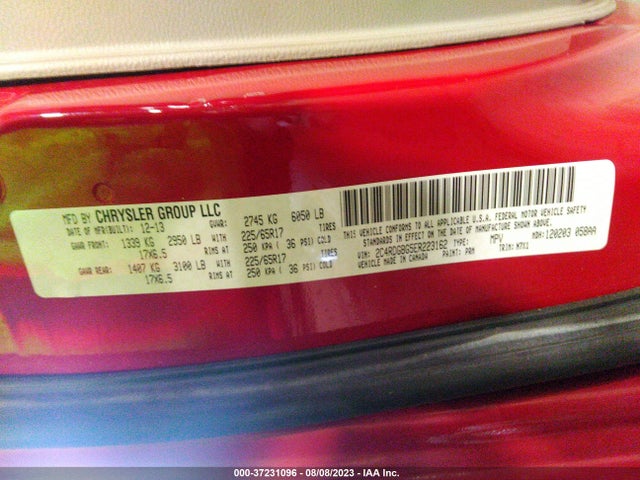 2C4RDGBG5ER223162 Dodge Grand Caravan Avp/se