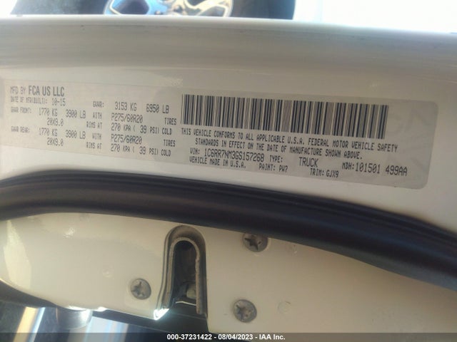 1C6RR7NM3GS157268 RAM 1500 Laramie