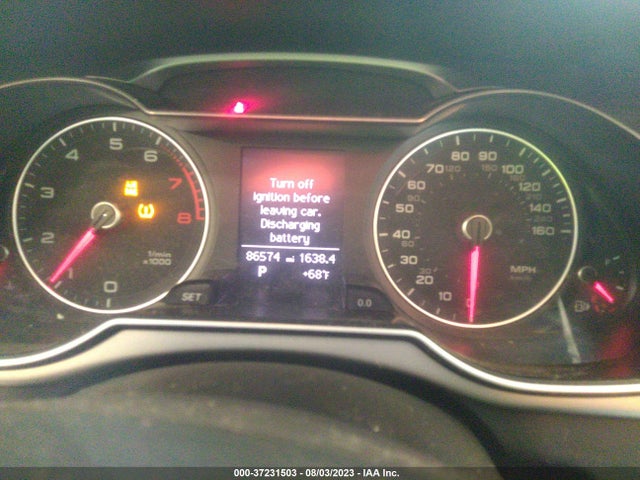 2013 AUDI A4 PREMIUM VIN: WAUBFAFL9DN049640