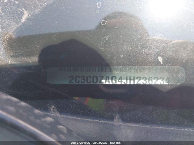2C3CDZAG4JH236234 Dodge Challenger Sxt