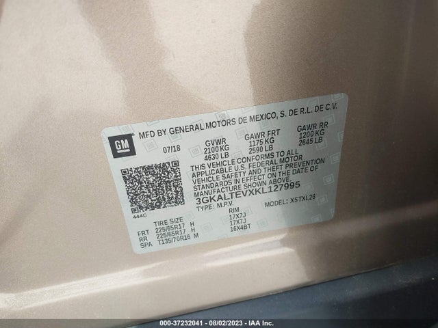 GMC Terrain Sle 2019 3GKALTEVXKL127995 Image 9