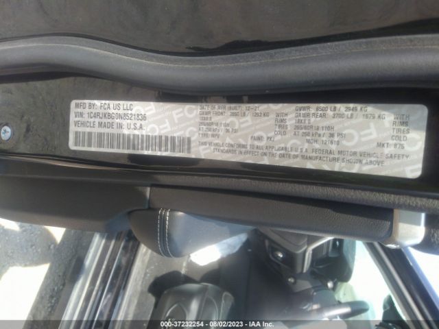 1C4RJKBG0N8521836 Jeep Grand Cherokee L Limited